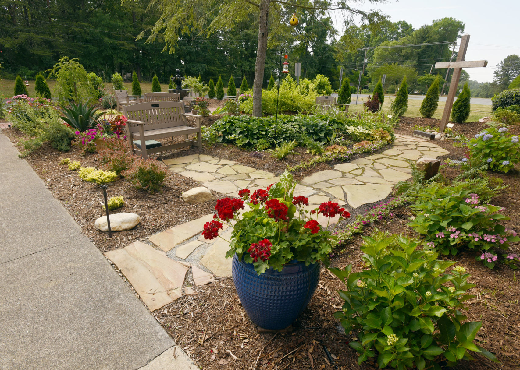 Christ Wesleyan Church prayer garden